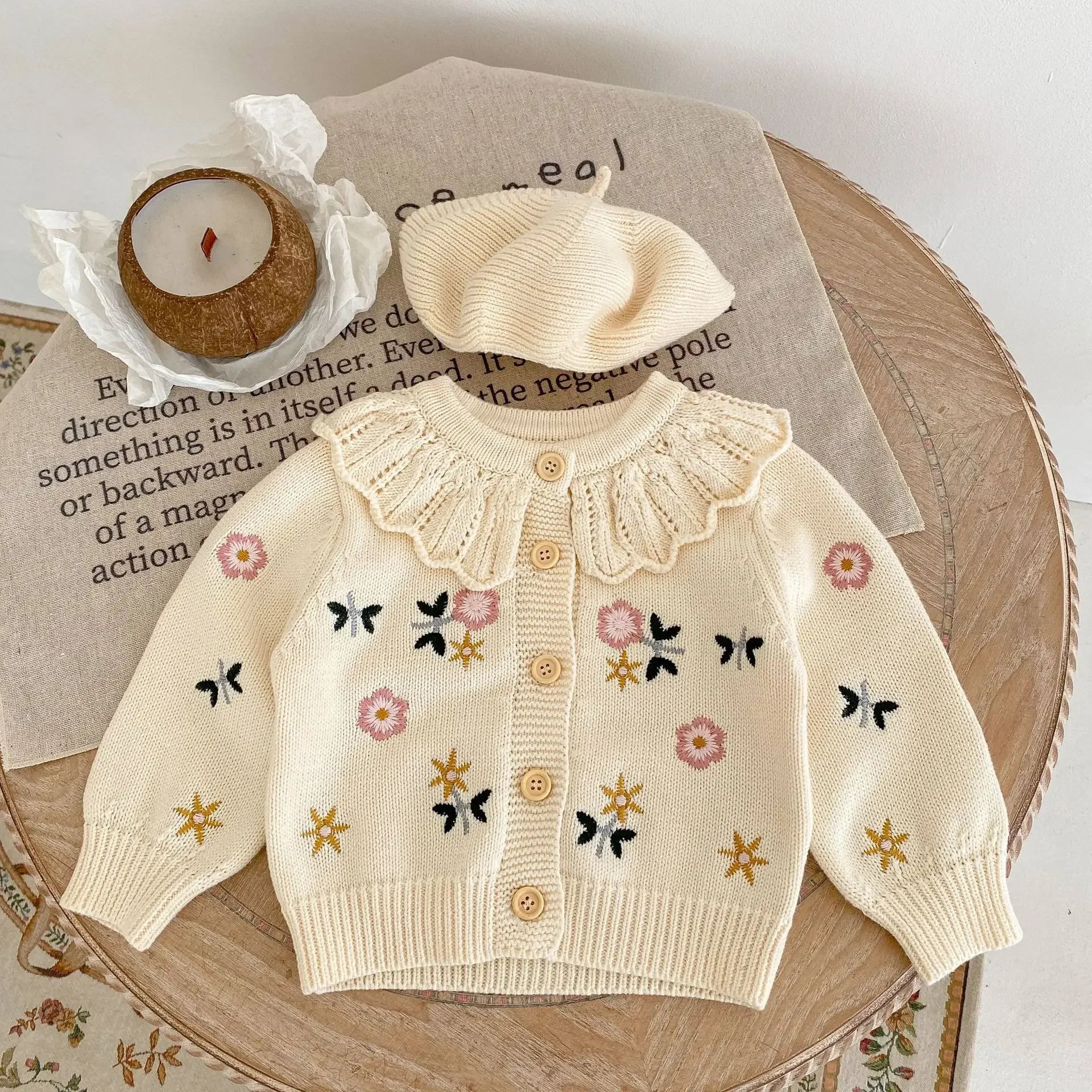 Cardigan Baby Flowers